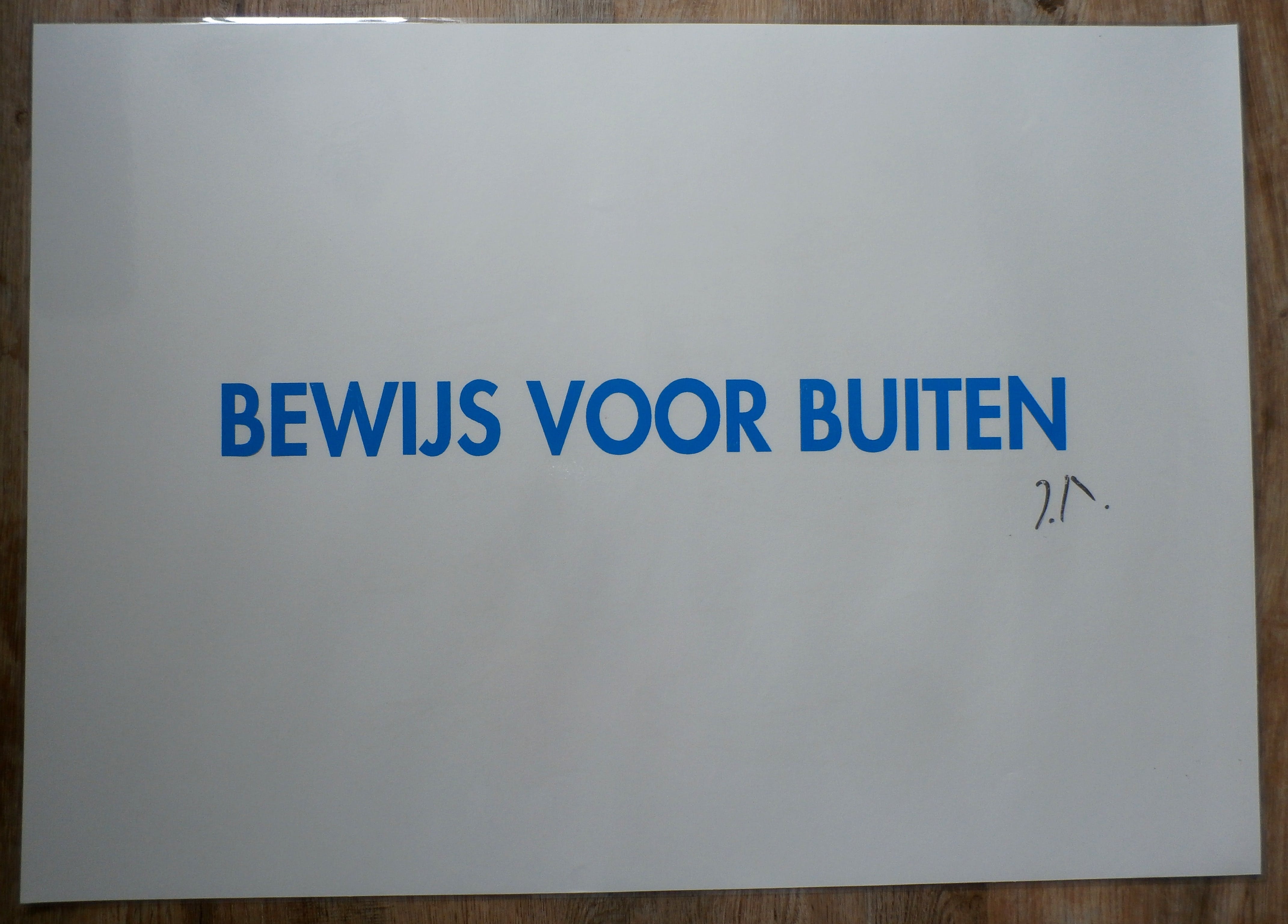 Henk Visch - geplastificeerde litho - Eerlijk zijn  kopen? Bied vanaf 125!