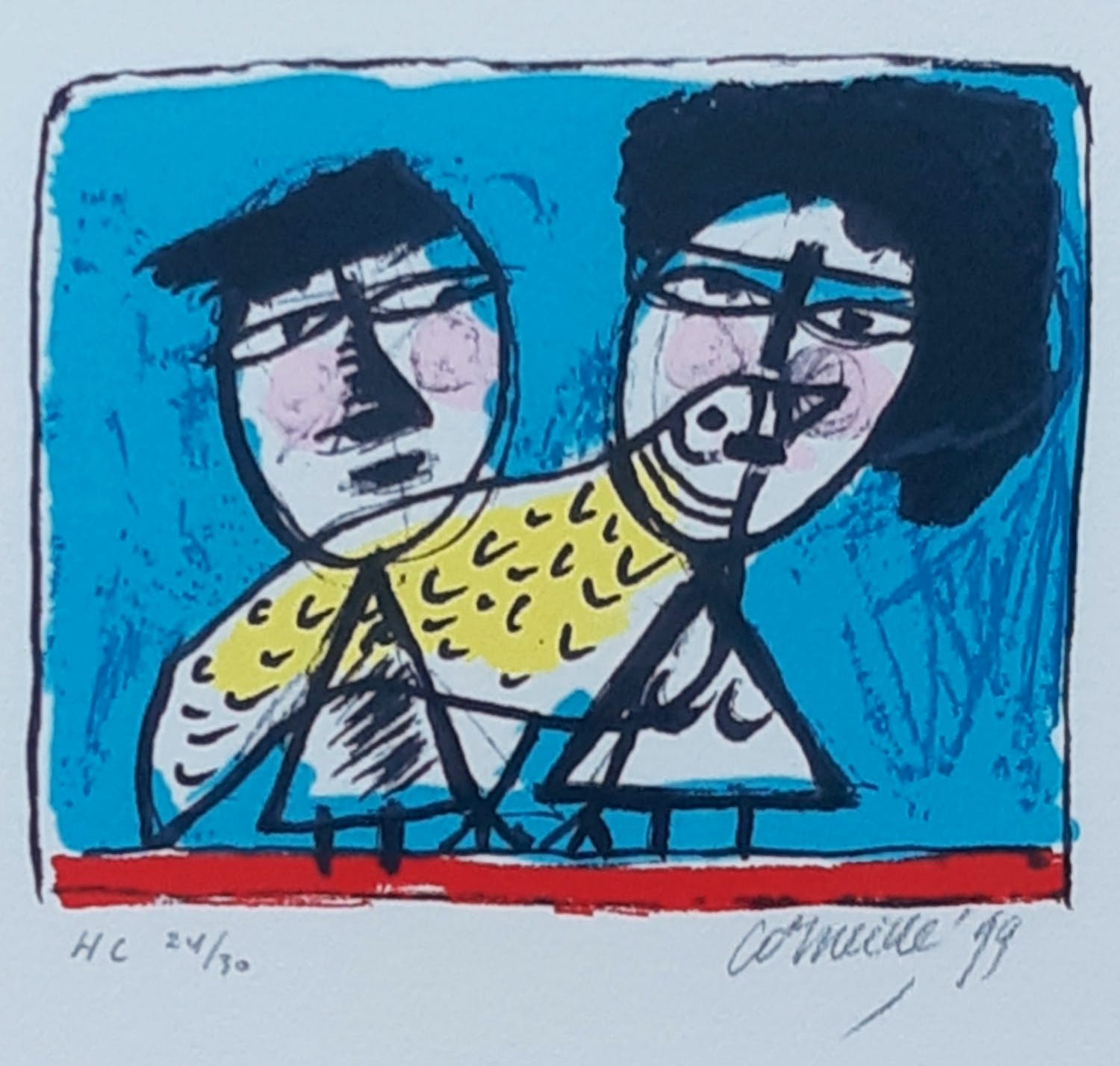 Corneille - Leuke zeefdruk- H.C. 24/30 verkocht voor € 145!