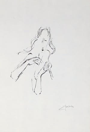 Joe Wols - Lot van 5 zwart/wit figuren kopen? Bied vanaf 1!