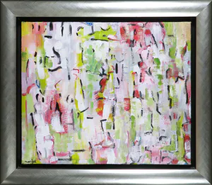 Buy Marianne van der Meer-Witte - Acryl op doek, Het plein - Ingelijst? Bid from 80!