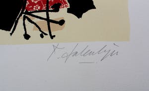 Kees Salentijn - zeefdruk -1997 kopen? Bied vanaf 49!