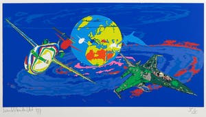 Henk van der Vet - Zeefdruk, Zonder titel kopen? Bied vanaf 1!