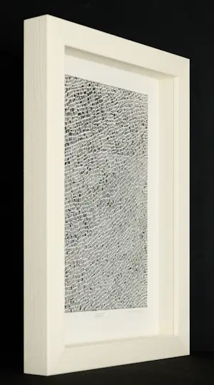 Jan Schoonhoven - Siebdruck "XXIV" - minimalistisches Meisterwerk - hochwertig gerahmt kopen? Bied vanaf 1190!