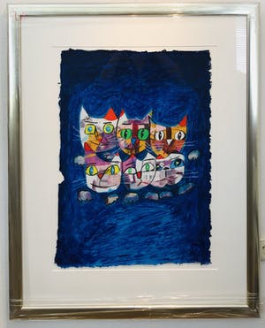 Franz Lauter - De poezenfamilie met lijst! kopen? Bied vanaf 145!