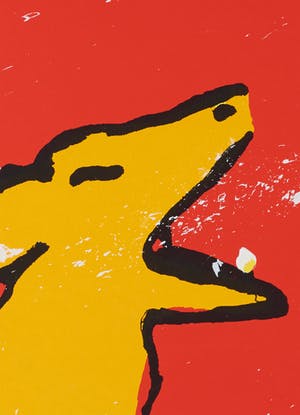 Herman Brood - Man met blaffende hond kopen? Bied vanaf 100!
