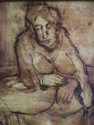 Rudi Pillen - Schilderij van een Vrouw kopen? Bied vanaf 550!