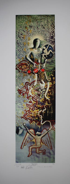 AcheterMark Kostabi - Paul kostabi - tony Esposito - "Mediterraneam Dream"- glicée - 2014? Enchérissez de 80!