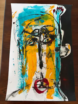 Jean-Pierre Vanhonsebrouck - Uniek schilderij van Jean-Pierre VANHONSEBROUCK 1960. kopen? Bied vanaf 85!