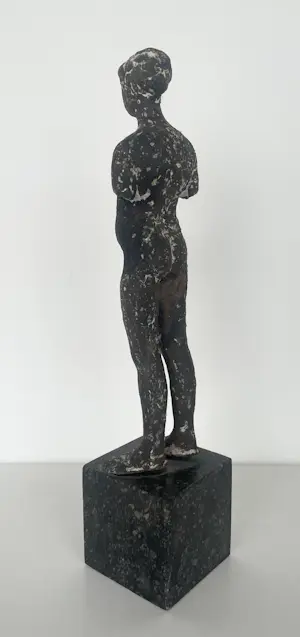 Paul de Swaaf - Brons, Staand figuur + boek! kopen? Bied vanaf 300!