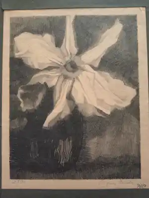 Agnes Canta - Litho - Bloemstilleven. vendu pour 59€ !