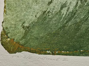 Michel van Overbeeke - Grote in zeer kleine E.A. oplage (5) gemaakte kleuren ets "Ritueel II" kopen? Bied vanaf 72!