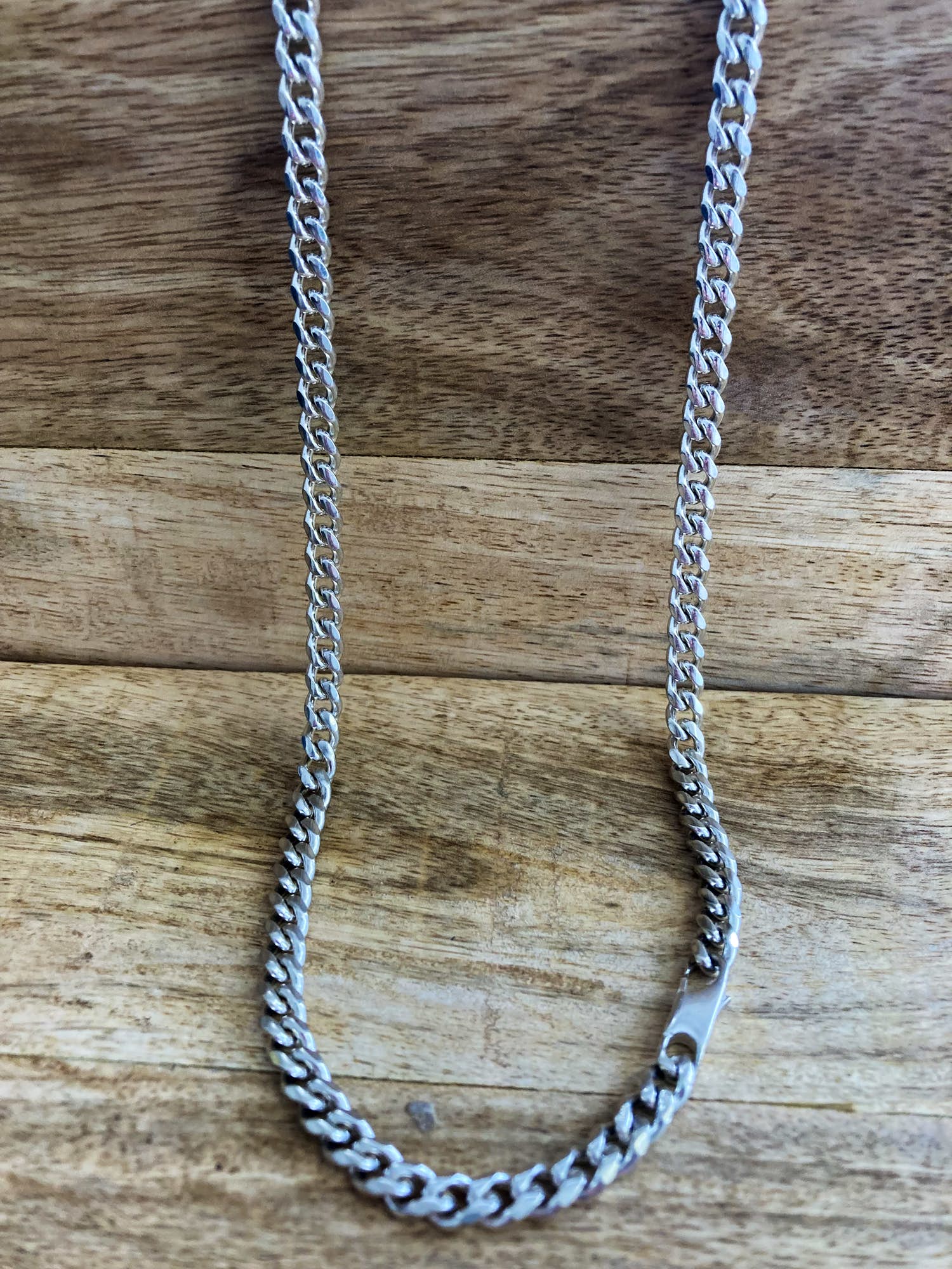 Massief zilveren gourmet schakelketting kopen? Bied vanaf 79!