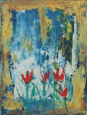 Franz Lauter - Zeefdruk, Zonder titel IV - Ingelijst kopen? Bied vanaf 35!