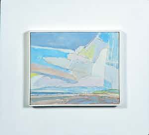 Paul Overhaus - Olieverf op doek, Zonder titel - Ingelijst verkocht voor € 50!