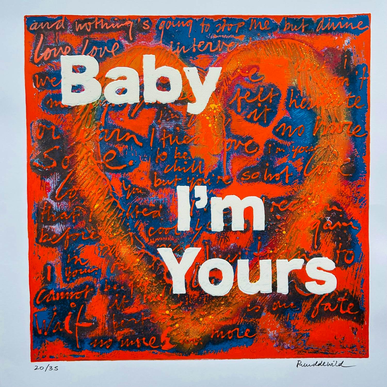 Buy Ruud de Wild - Baby i'm Yours? Bid from 385!