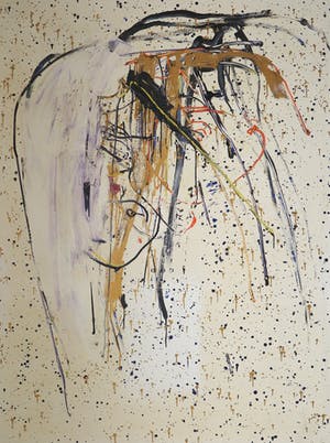 Pieter Engels - Acryl op doek, Zonder titel - Ingelijst (Zeer groot) kopen? Bied vanaf 1!