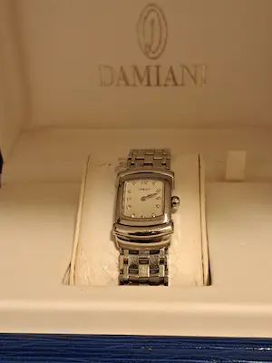 Damiani Diamond dames horloge - volledige set- certificaat kopen? Bied vanaf 360!