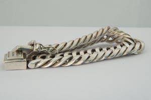 1198 - Buddha2Buddha "Esther Small" 1e gehalte Zilver unisex armband - gekeurd kopen? Bied vanaf 120!