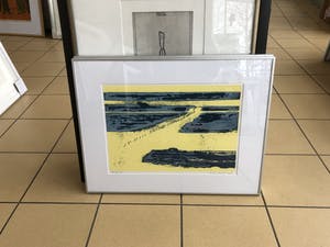 Rob van Schijndel - Maasvlakte (Hoog water) incl. lijst kopen? Bied vanaf 55!