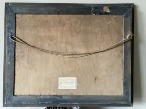 Otto Coenders - Vergezicht man in bootje in landschap kopen? Bied vanaf 250!