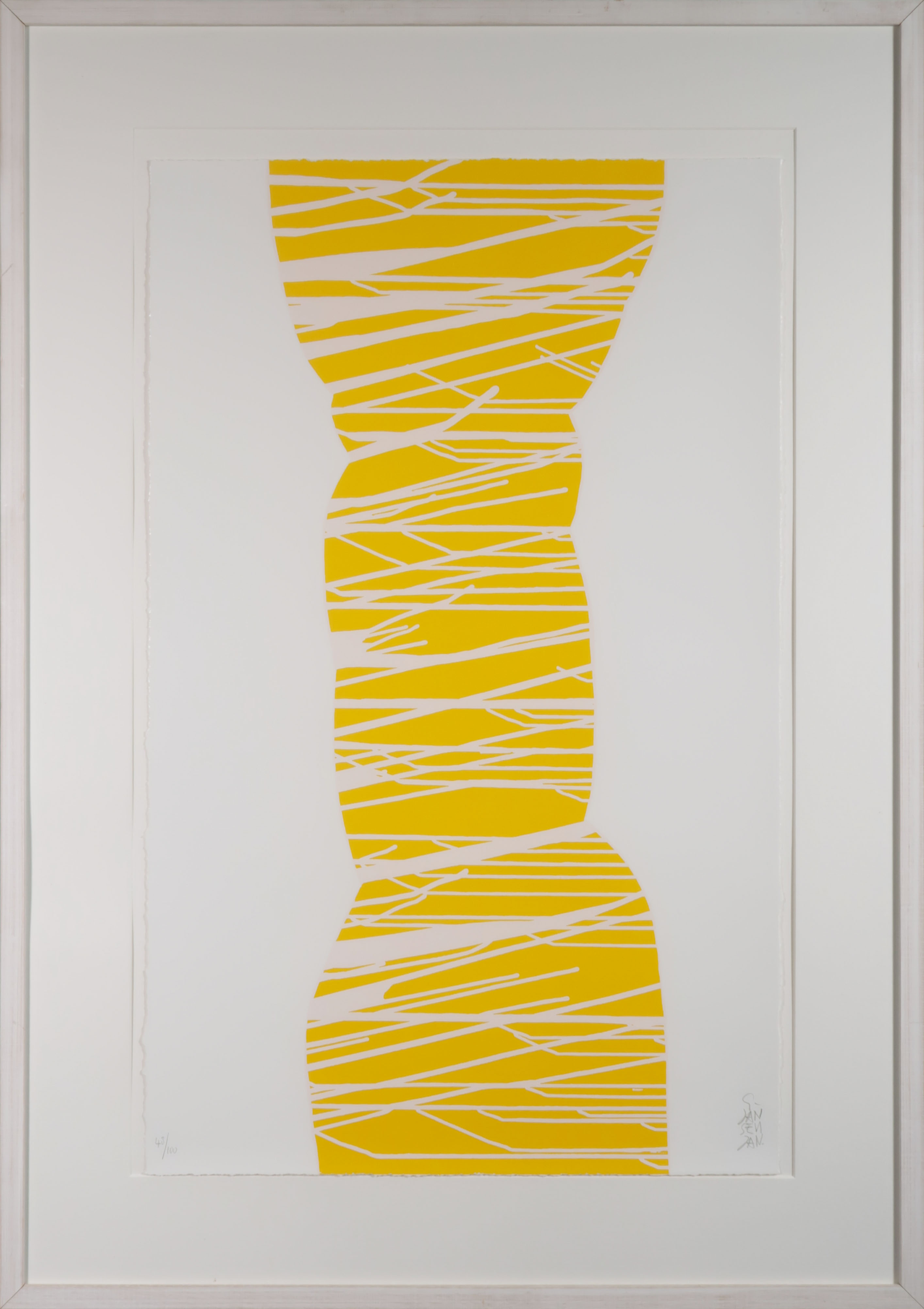 Geert Jan Jansen - Zeefdruk, Desert Tree 02 - Ingelijst (Groot) verkocht voor € 80!