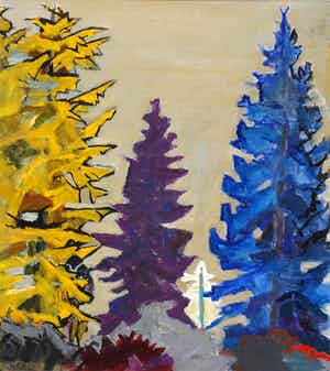 Hans Ebeling Koning - Naaldbomen verkocht voor € 50!