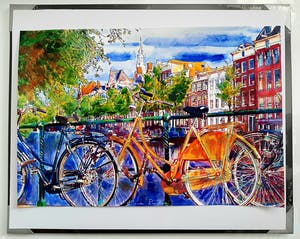 Elena Polyakova - Oranje fiets in Amsterdam kopen? Bied vanaf 65!