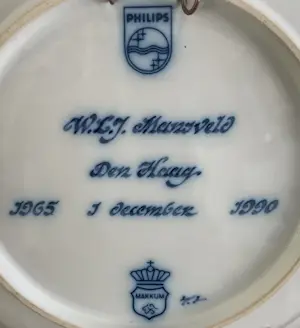 Koninklijke Tichelaar Makkum - Polychroom handbeschilderd aardewerken wandbord kopen? Bied vanaf 20!