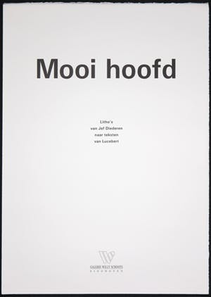 Jef Diederen - 7 Litho's naar teksten van Lucebert kopen? Bied vanaf 70!
