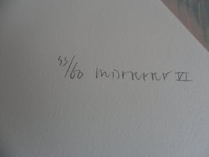 Bert Vredegoor - Zeefdruk. Titel, "Miserere VI". kopen? Bied vanaf 10!