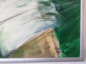 Anke Peddemors - FC Groningen 25 jaar (1996) - Acrylverf schilderij, Groot kopen? Bied vanaf 85!