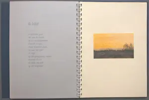 Harry van Kuyk - HORIZONtaal – ringmap met ingelijste pasteltekening kopen? Bied vanaf 199!