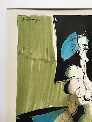 Hans van Zummeren - Tekening, handgesigneerd kopen? Bied vanaf 35!