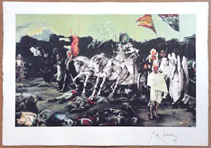 Rob Scholte - Vrede van Münster, zeefdruk kopen? Bied vanaf 1!