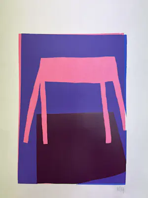 Klaas Gubbels - Compositie met tafel kopen? Bied vanaf 90!