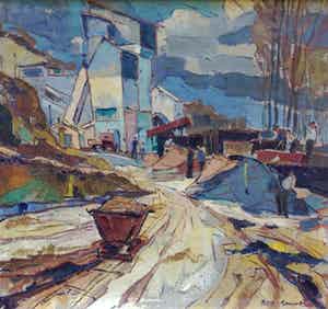 Niet of onleesbaar gesigneerd - C1437 - Steengroeve verkocht voor € 10!