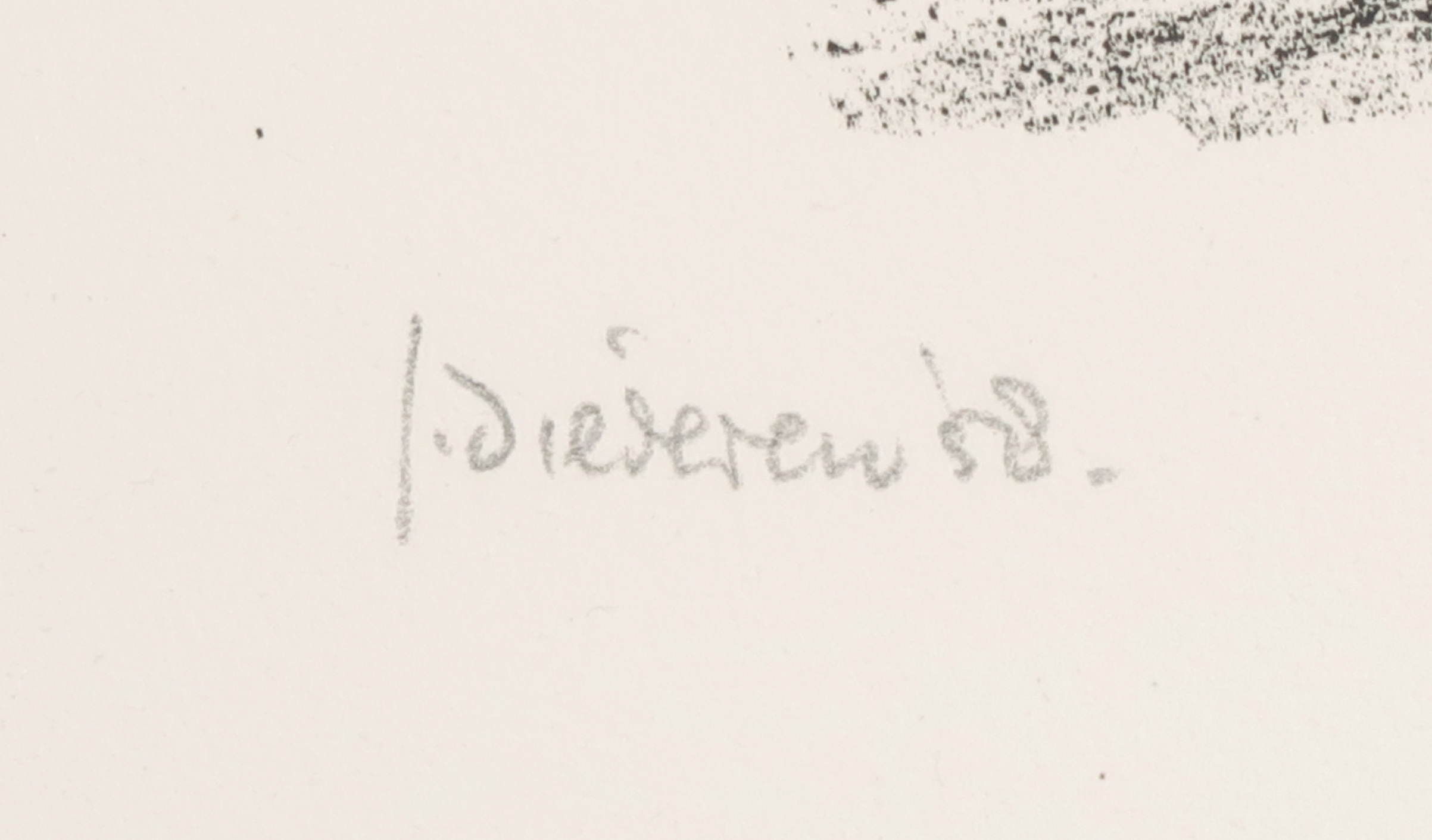 Jef Diederen - Litho, Zonder titel kopen? Bied vanaf 35!