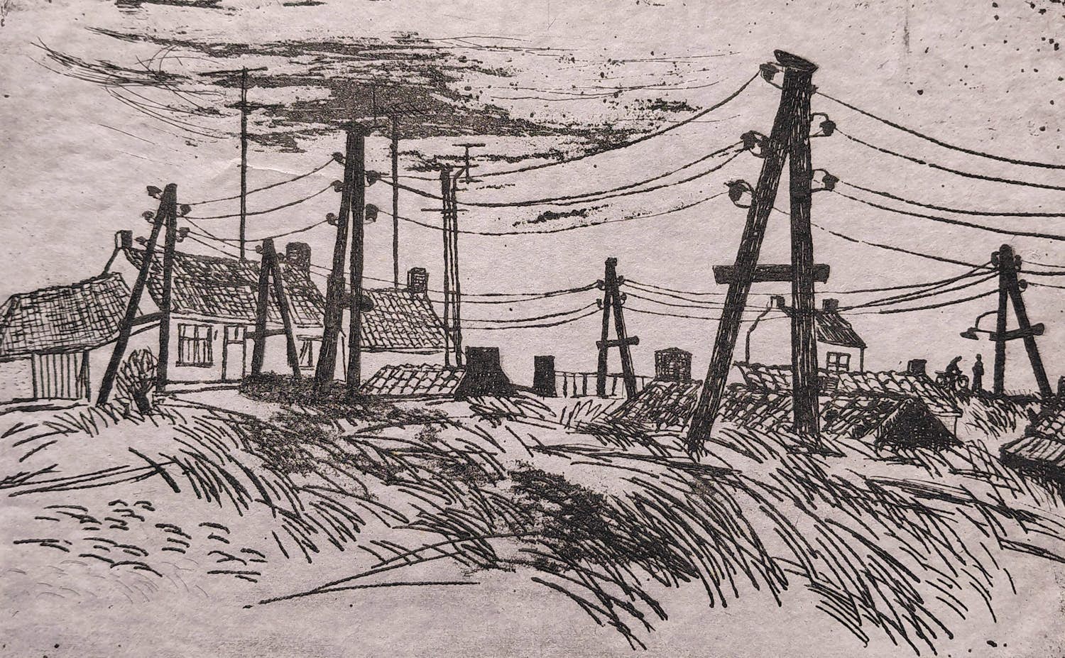 Jos van den Berg - Luntershoek (Zeeuws-Vlaanderen), ets kopen? Bied vanaf 35!