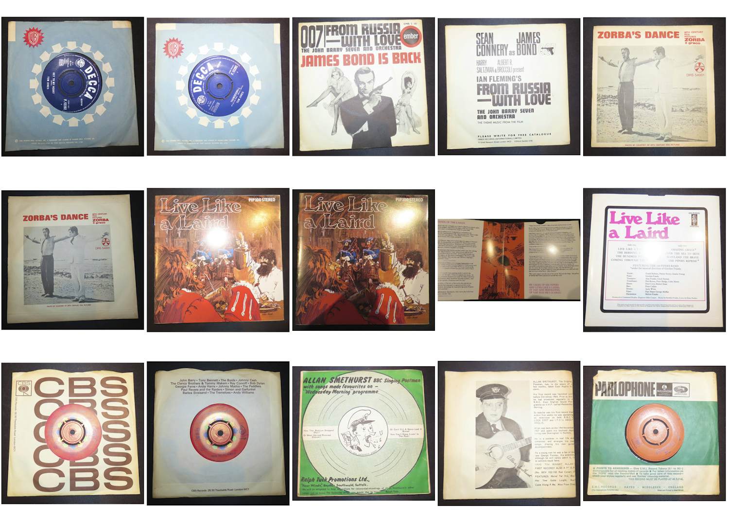 Buy Various artists - Oude vinyl singles, 57 stuks? Bid from 75!