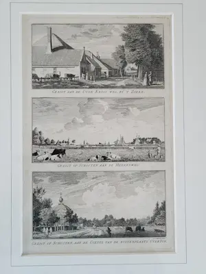 Buy Cornelis van Noorde - 3 afbeeldingen omgeving Haarlem.? Bid from 49!