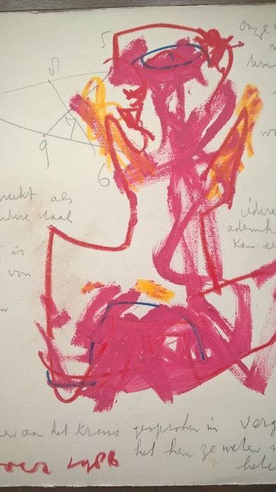 Anton Heyboer - Gemengde techniek. "2 Vrouwen torso's". kopen? Bied vanaf 150!