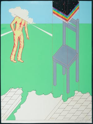 Frans van Eijk - Gemengde techniek op papier, Zonder titel kopen? Bied vanaf 1!