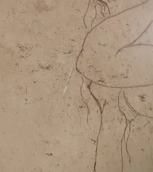 John Lie a Fo - Ets, Vrouwelijk naakt - Ingelijst kopen? Bied vanaf 120!