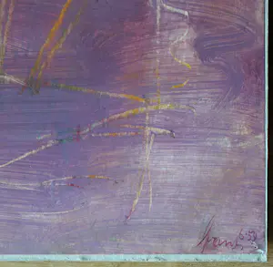 Eugène Brands - gemengede techniek op papier, op karton op board: 'Het dorp' - 1959 kopen? Bied vanaf 1099!