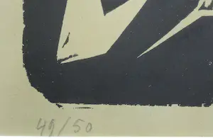 Ger Gerrits - Ger Gerrits: Litho, Zonder titel kopen? Bied vanaf 15!