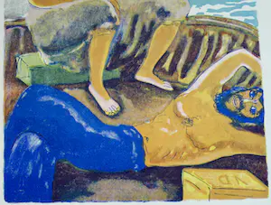 Kees van Dongen - Gravure uit 1001 nacht: 'Sinbad et le Capitane'( van Dongen?, VD, grapje?) kopen? Bied vanaf 5!