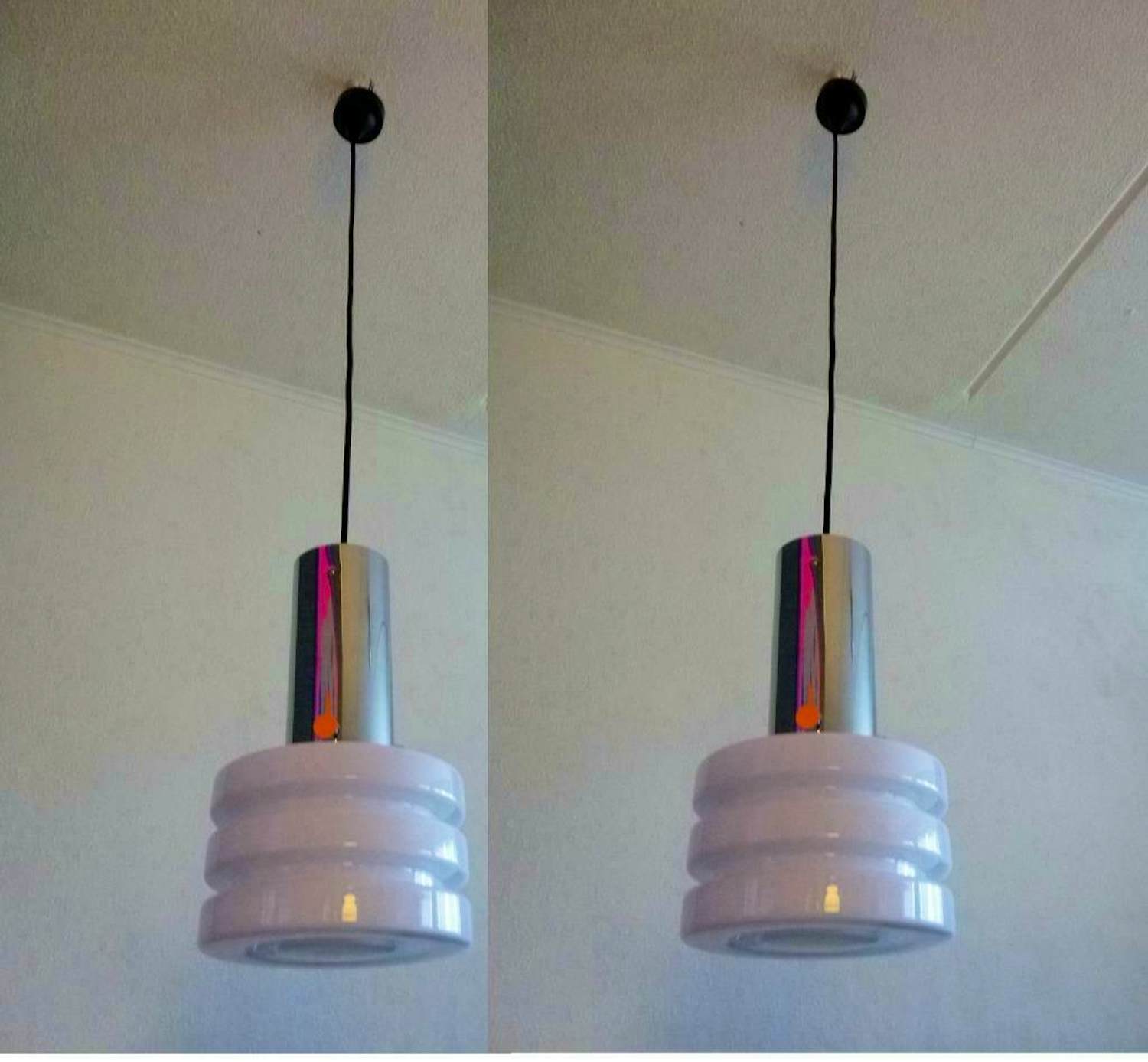 Glashütte Limburg - 2x Glashütte Limburg lamp - design Herbert Proft kopen? Bied vanaf 420!