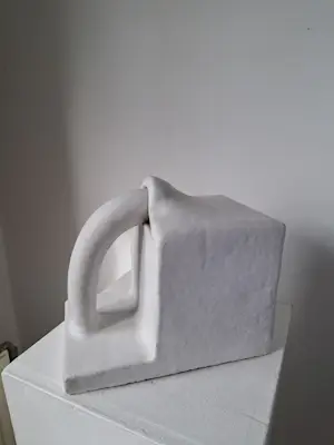 Jan Snoeck - zonder titel (slang/worm in kubus) kopen? Bied vanaf 400!