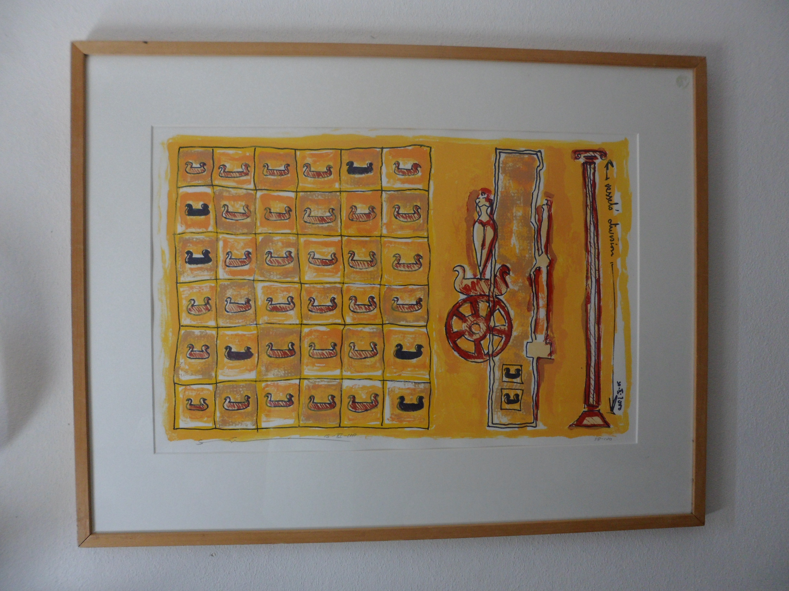 Simon Woudwijk - Zeefdruk, titel Vessels Division  kopen? Bied vanaf 30!