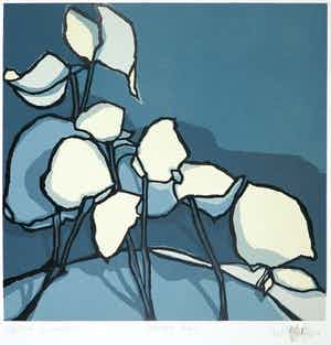 Fon Klement - Boardsnede, Paysage bleu verkocht voor € 80!